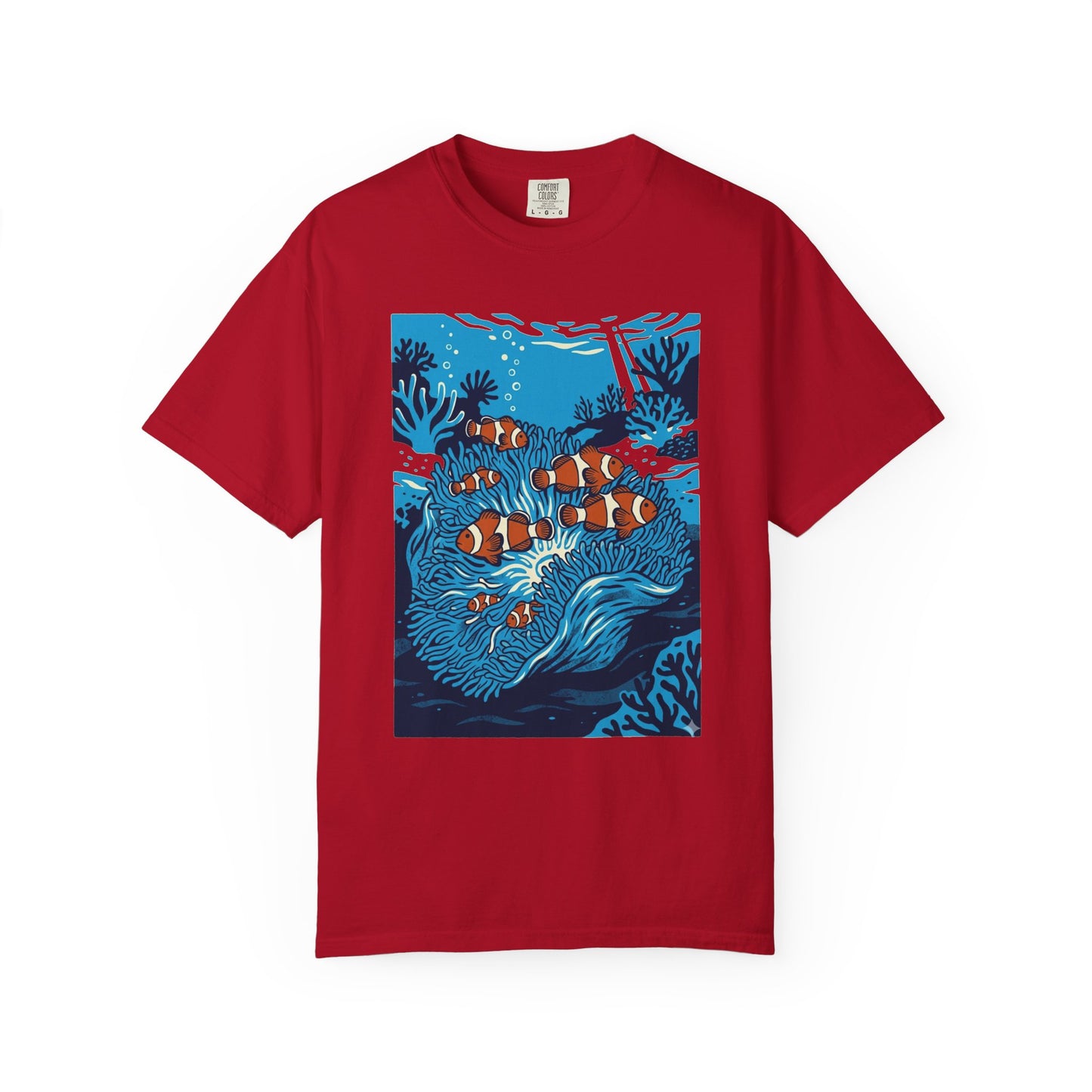 CLOWNFISH ANEMONE SYNERGY – Saltwater Aquarium Graphic T-Shirt