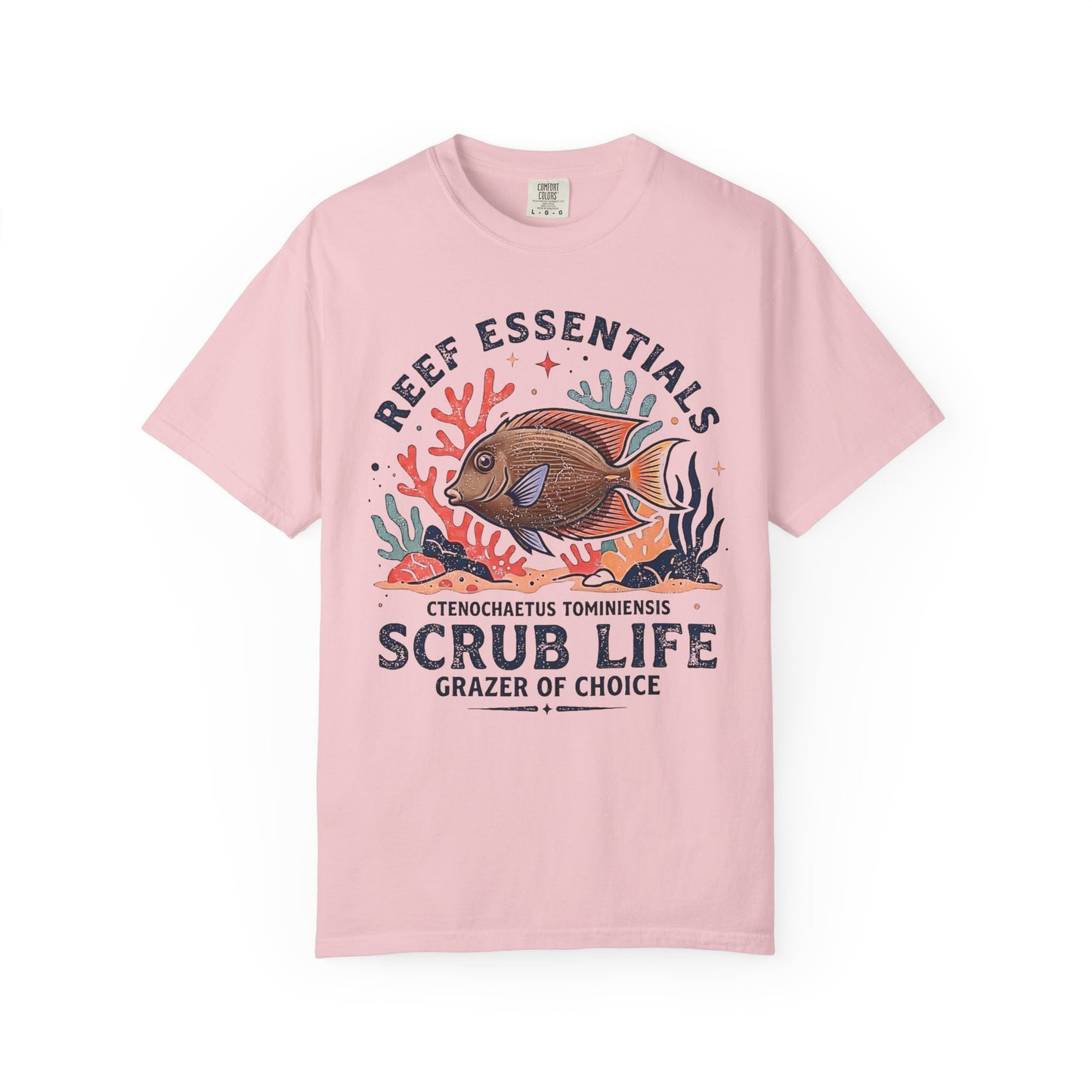 TOMINI TANG – SCRUB LIFE: Reef Essentials Graphic T-Shirt