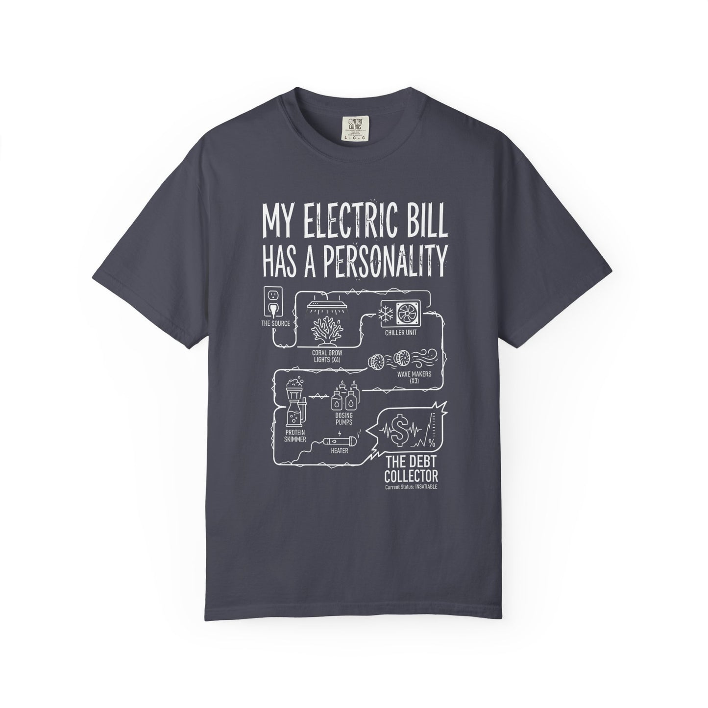 MY ELECTRIC BILL HAS A PERSONALITY – Saltwater Aquarium Graphic T-Shirt