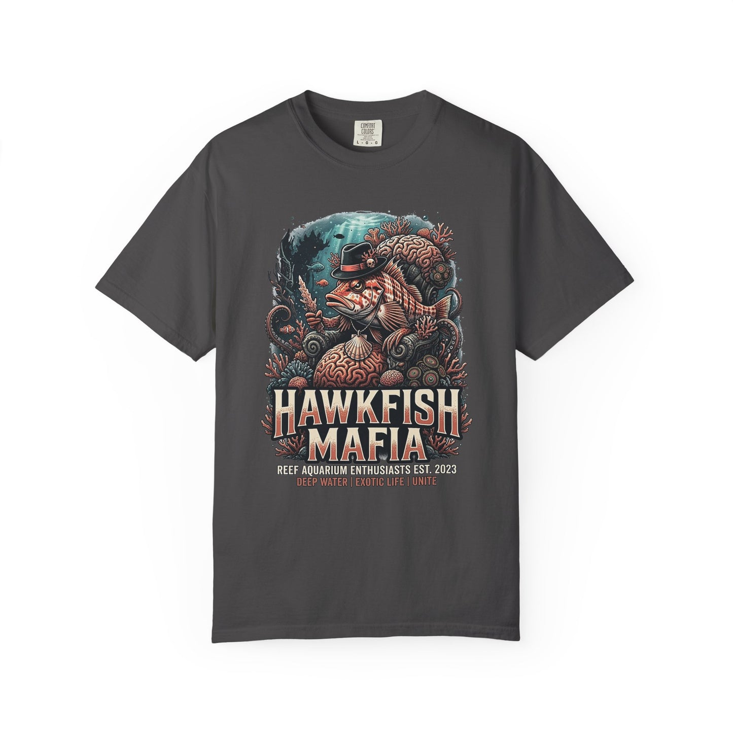 HAWKFISH MAFIA – Saltwater Aquarium Graphic T-Shirt