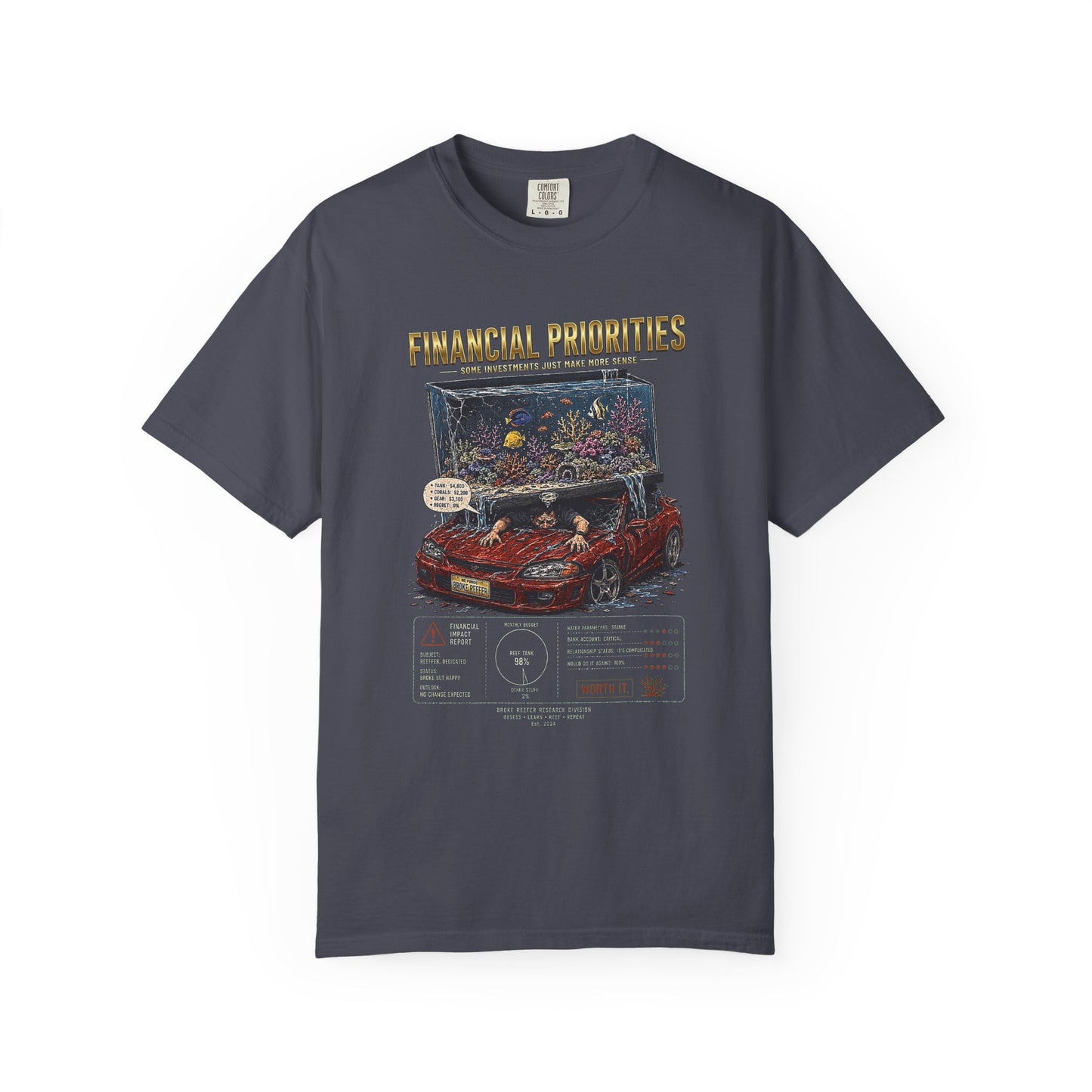 FINANCIAL PRIORITIES – Saltwater Aquarium Graphic T-Shirt