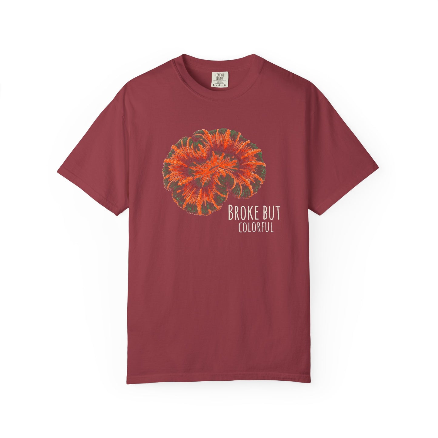 BROKE BUT COLORFUL – Saltwater Aquarium Graphic T-Shirt