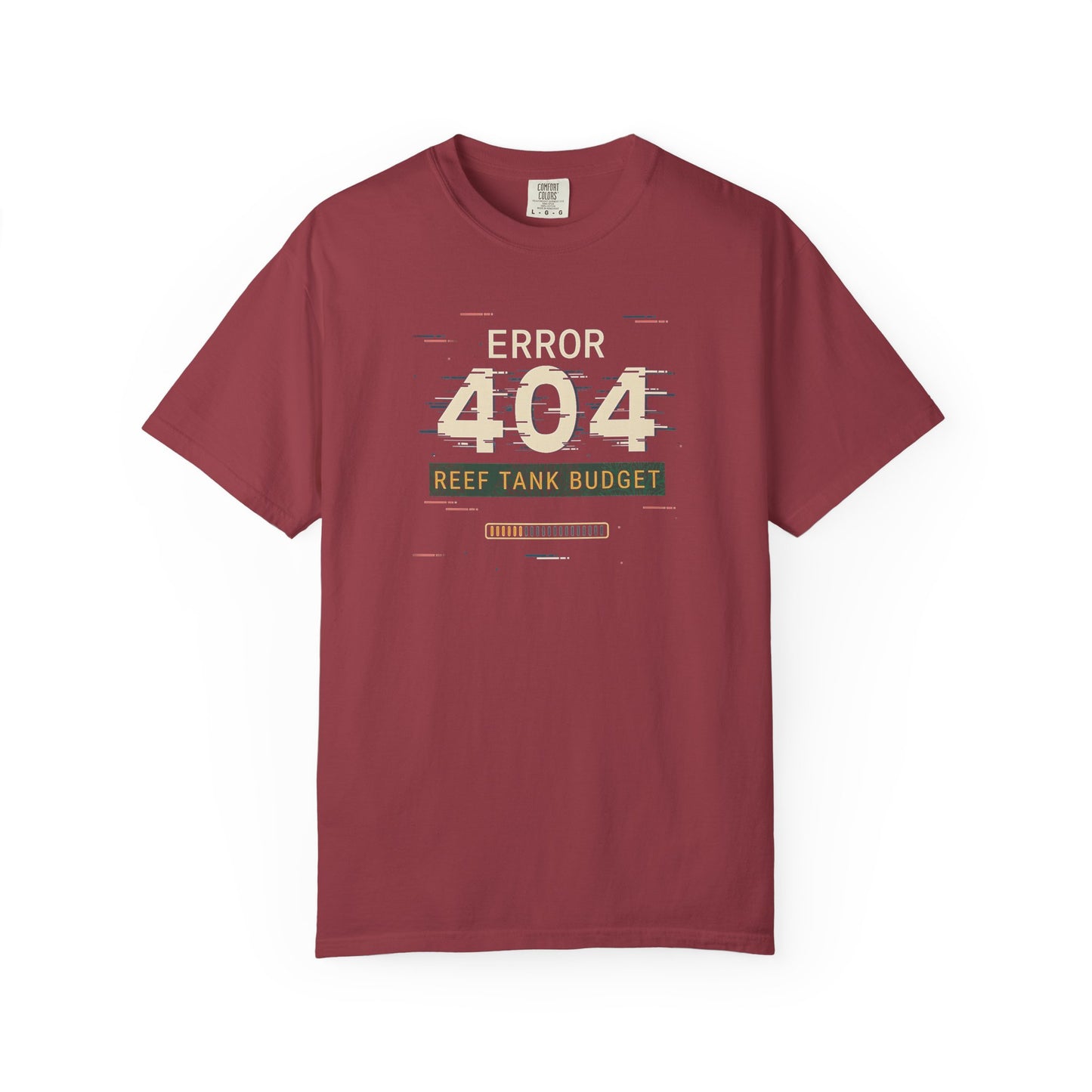 ERROR 404: REEF TANK BUDGET – Saltwater Aquarium Graphic T-Shirt