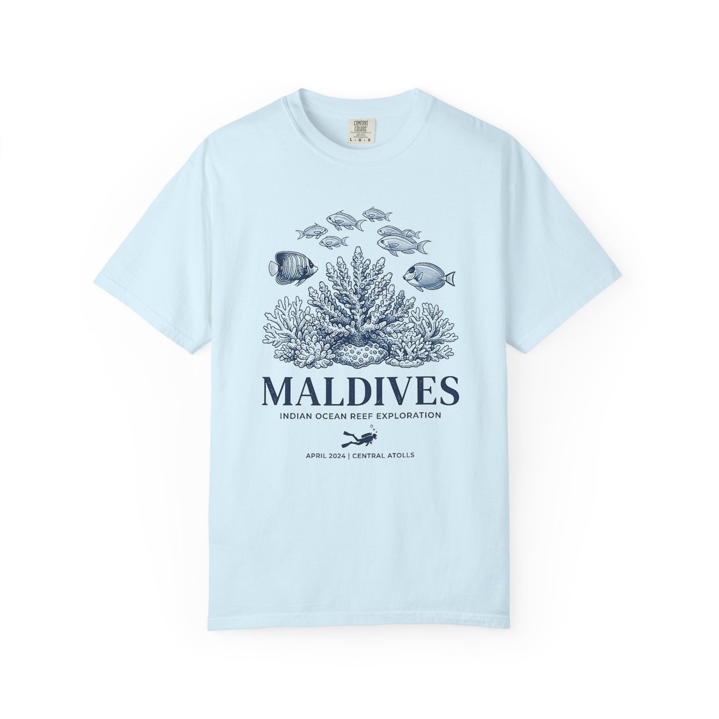 MALDIVES – Indian Ocean Reef Exploration Graphic T-Shirt