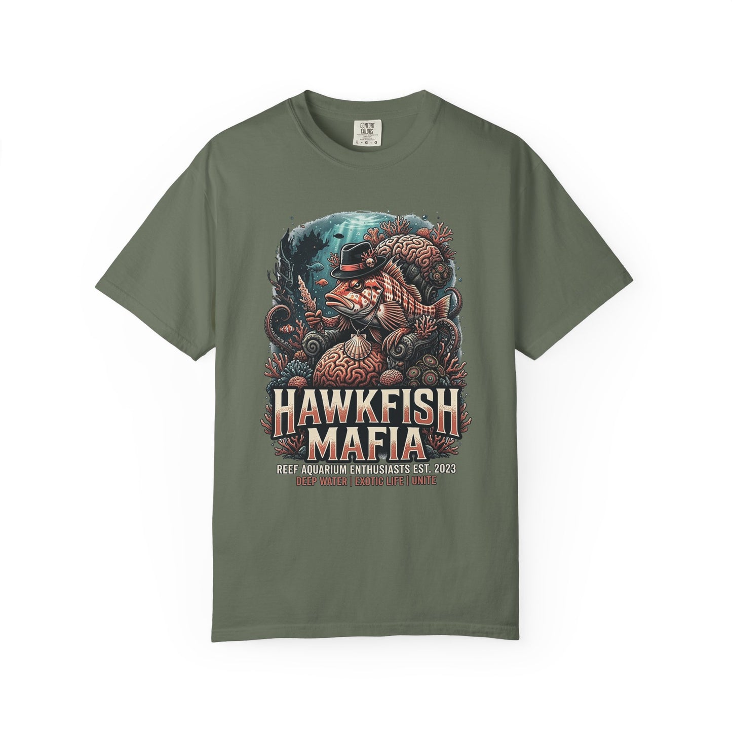 HAWKFISH MAFIA – Saltwater Aquarium Graphic T-Shirt