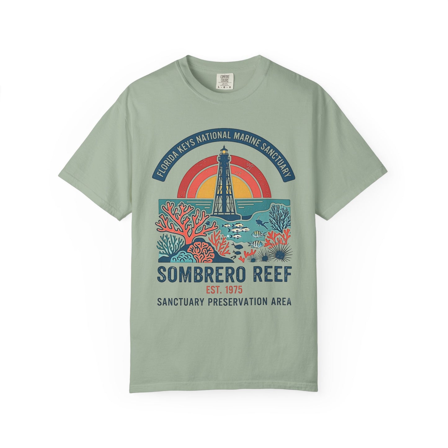 SOMBRERO REEF – Florida Keys National Marine Sanctuary Graphic T-Shirt