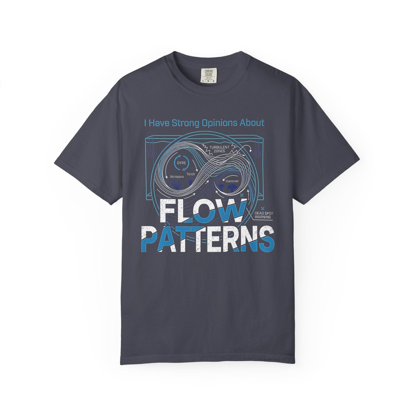 I HAVE STRONG OPINIONS ABOUT FLOW PATTERNS – Saltwater Aquarium Graphic T-Shirt