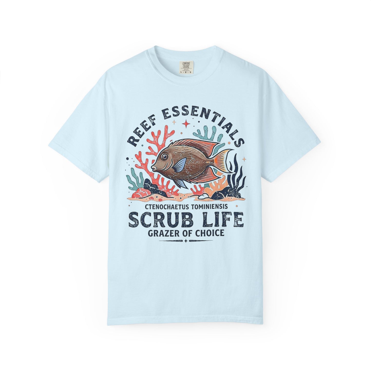 TOMINI TANG – SCRUB LIFE: Reef Essentials Graphic T-Shirt