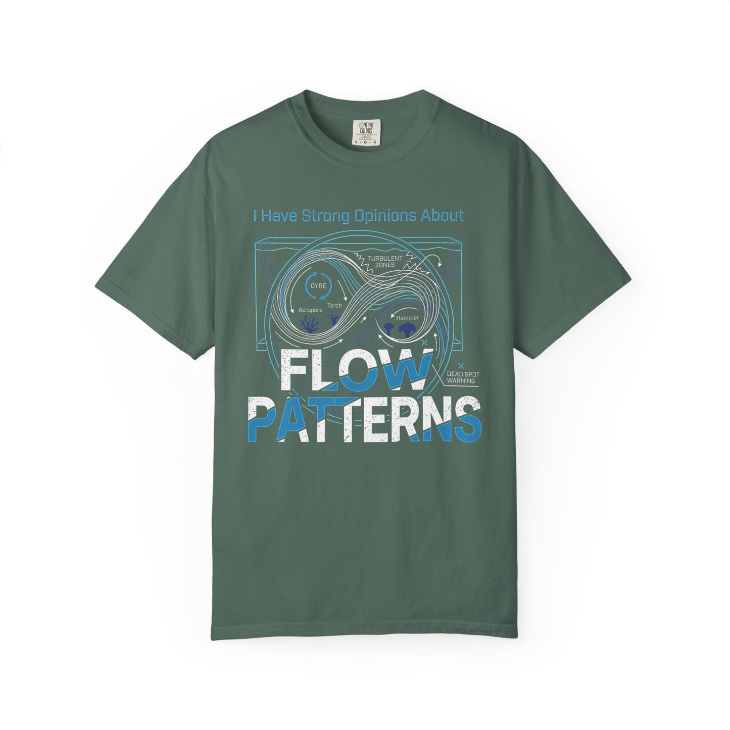 I HAVE STRONG OPINIONS ABOUT FLOW PATTERNS – Saltwater Aquarium Graphic T-Shirt