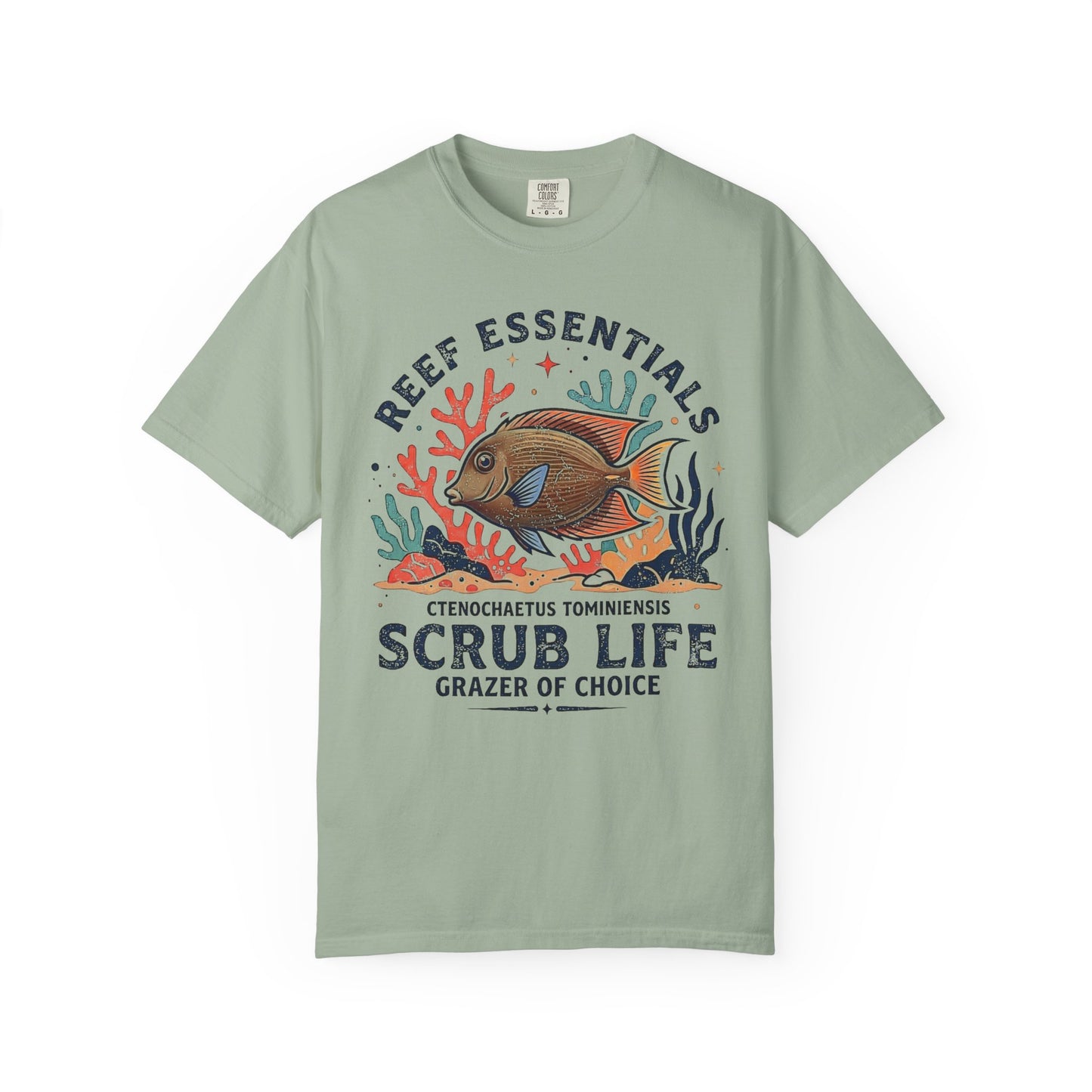 TOMINI TANG – SCRUB LIFE: Reef Essentials Graphic T-Shirt