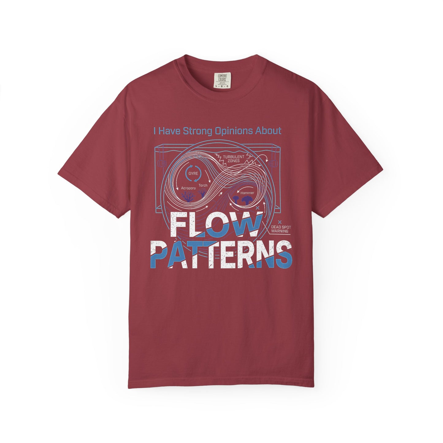I HAVE STRONG OPINIONS ABOUT FLOW PATTERNS – Saltwater Aquarium Graphic T-Shirt