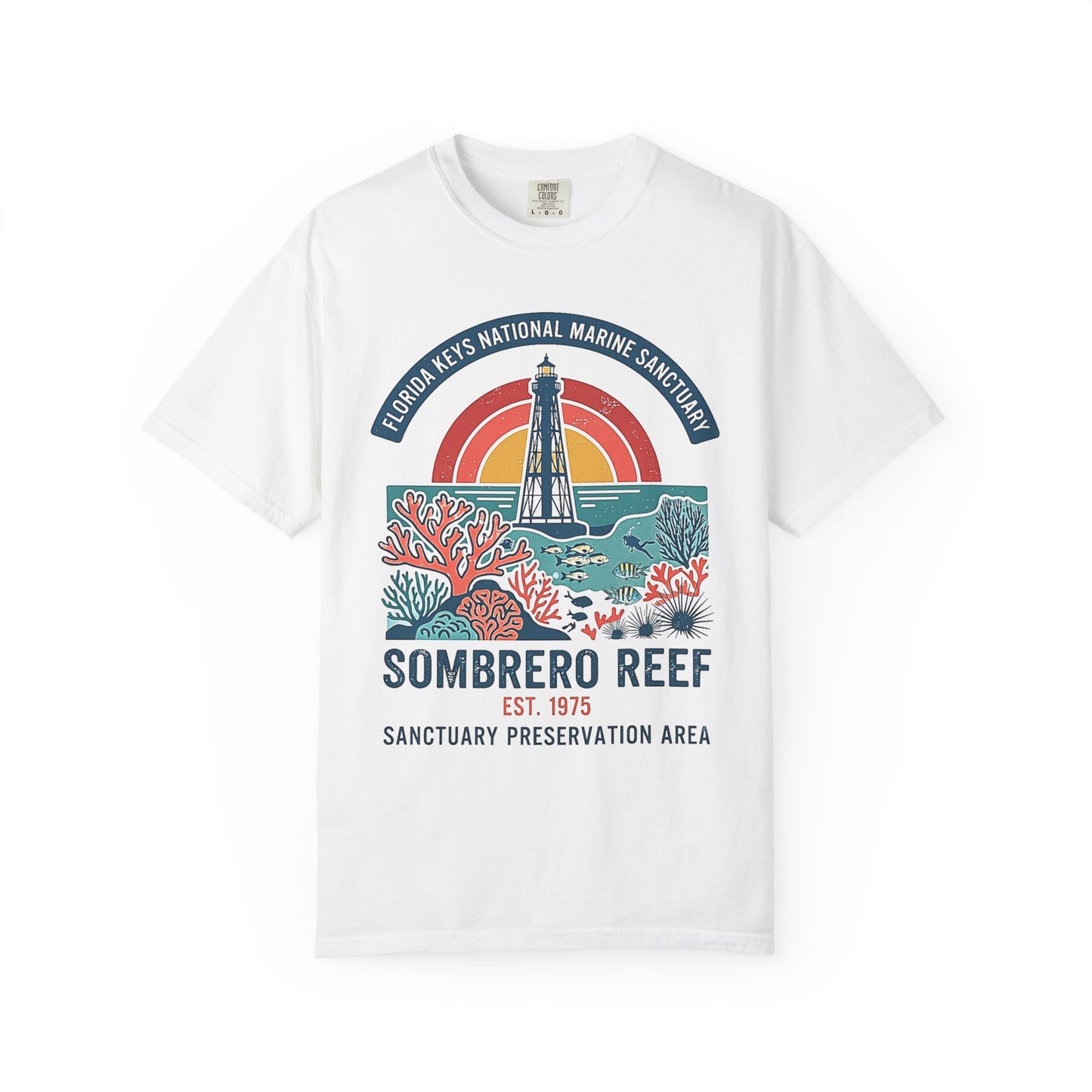 SOMBRERO REEF – Florida Keys National Marine Sanctuary Graphic T-Shirt