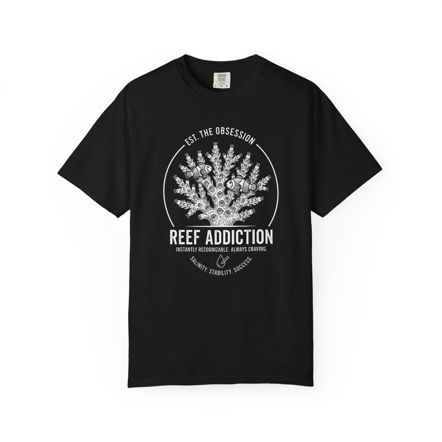 REEF ADDICTION – Saltwater Aquarium Graphic T-Shirt