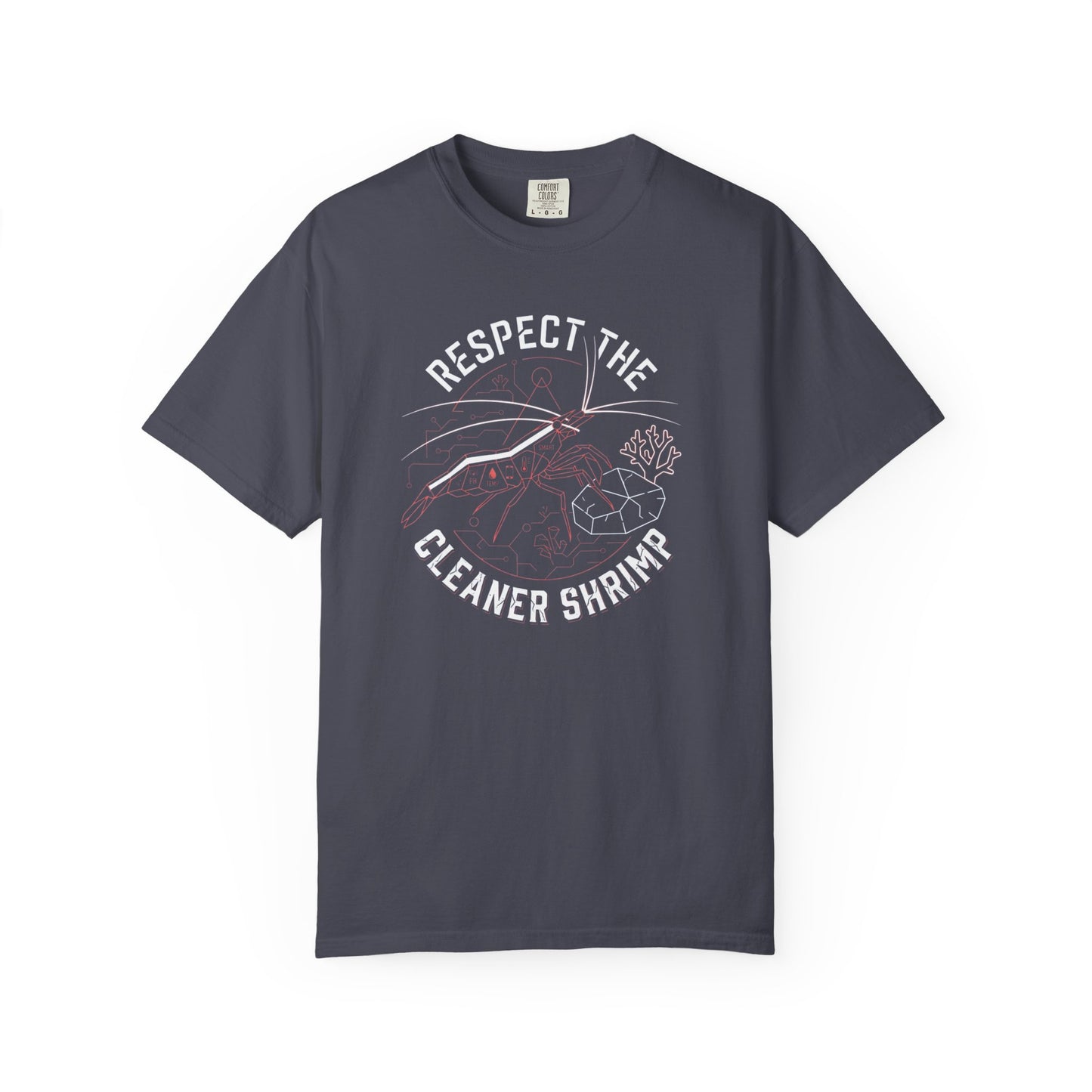 RESPECT THE CLEANER SHRIMP – Saltwater Aquarium Graphic T-Shirt