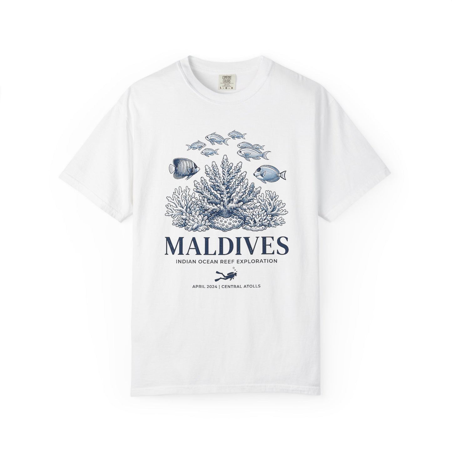 MALDIVES – Indian Ocean Reef Exploration Graphic T-Shirt