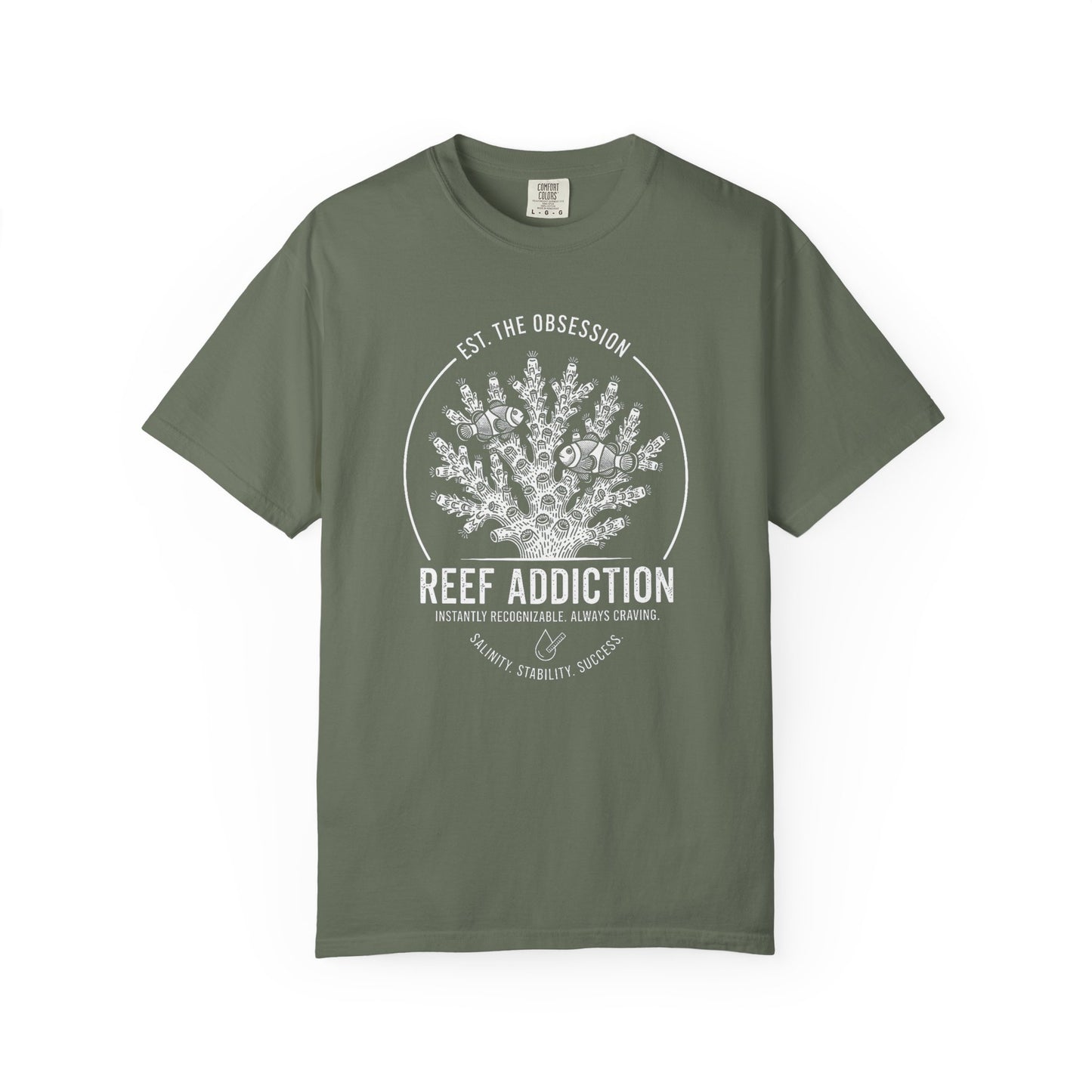 REEF ADDICTION – Saltwater Aquarium Graphic T-Shirt