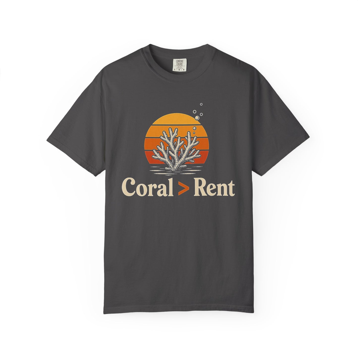 CORAL > RENT – Saltwater Aquarium Graphic T-Shirt