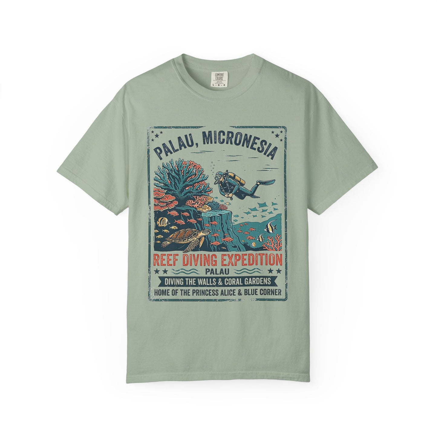 PALAU REEF DIVING EXPEDITION – Saltwater Aquarium Graphic T-Shirt
