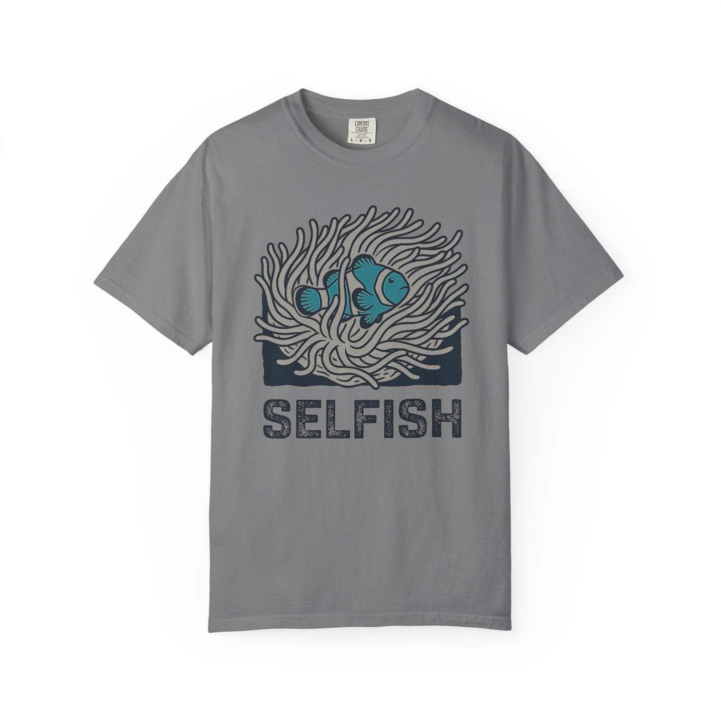 SELFISH – Clownfish in Anemone Saltwater Aquarium Graphic T-Shirt
