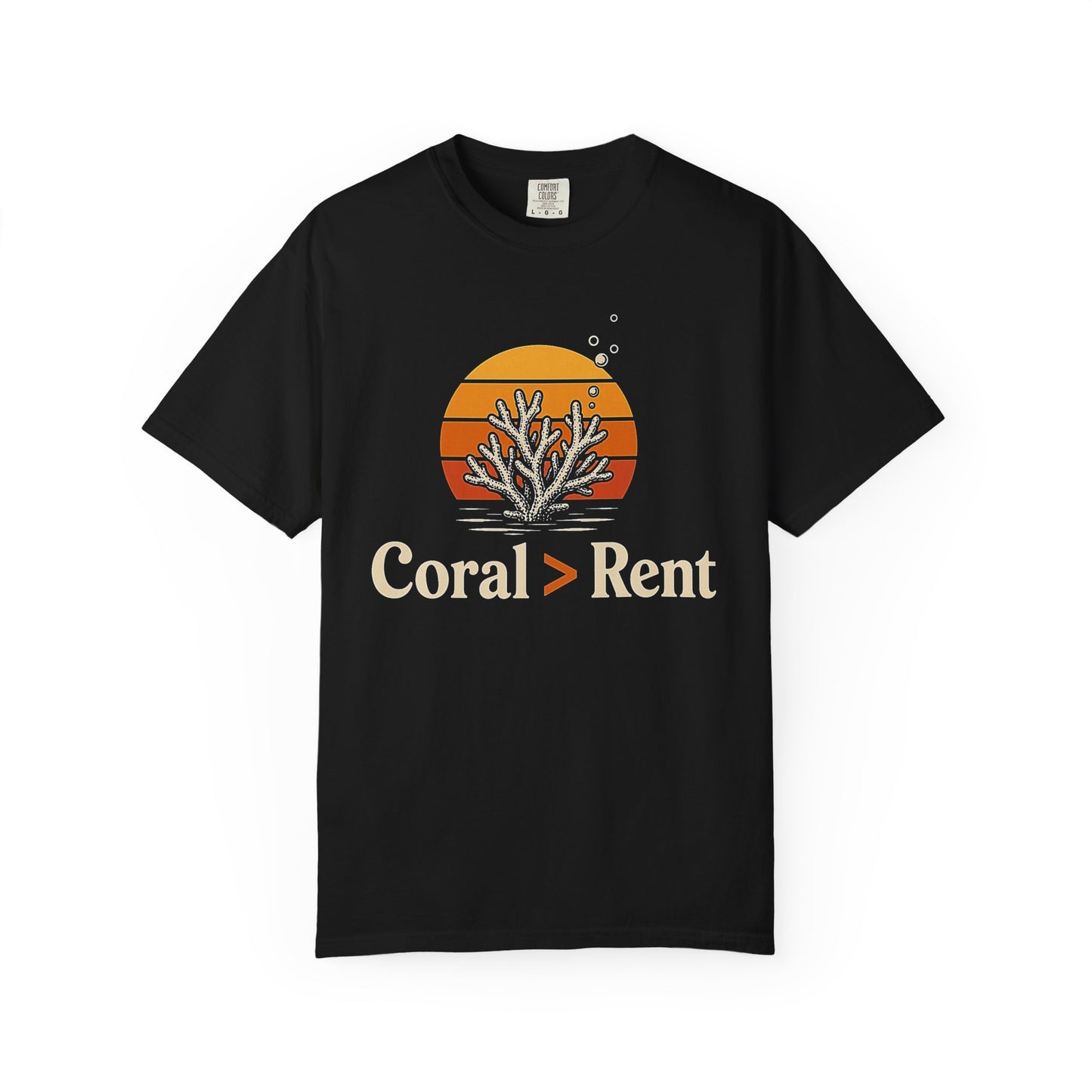 CORAL > RENT – Saltwater Aquarium Graphic T-Shirt