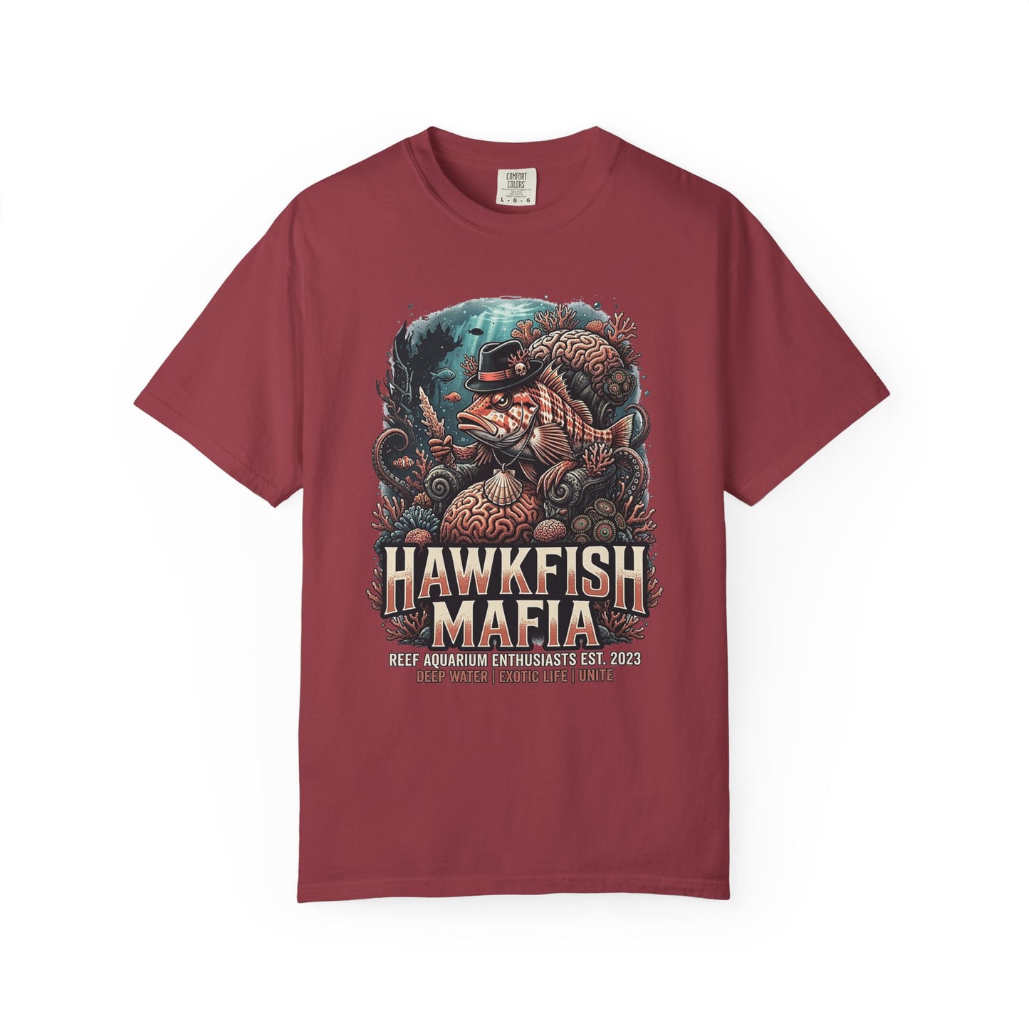 HAWKFISH MAFIA – Saltwater Aquarium Graphic T-Shirt
