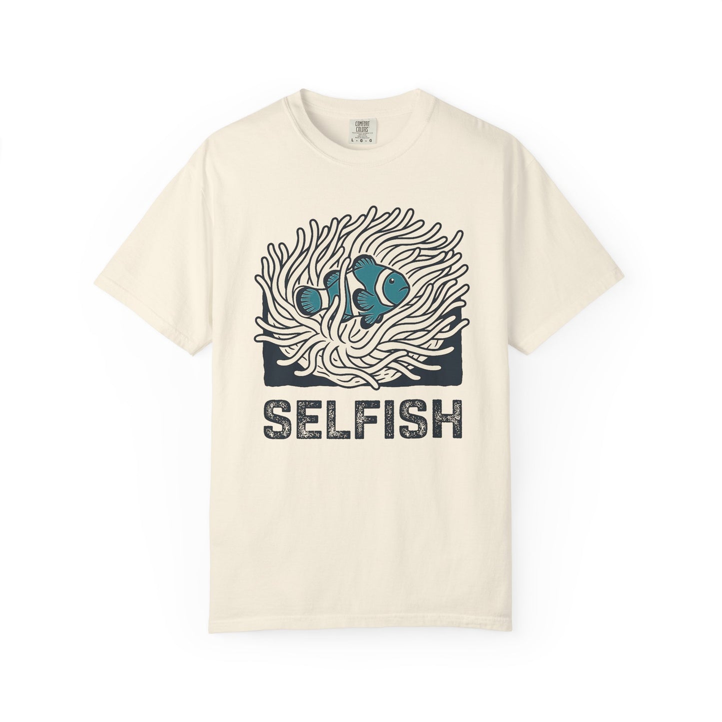 SELFISH – Clownfish in Anemone Saltwater Aquarium Graphic T-Shirt