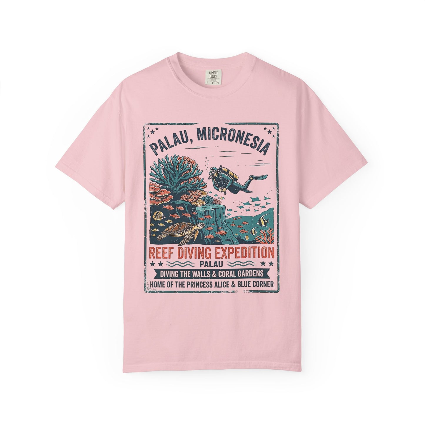 PALAU REEF DIVING EXPEDITION – Saltwater Aquarium Graphic T-Shirt