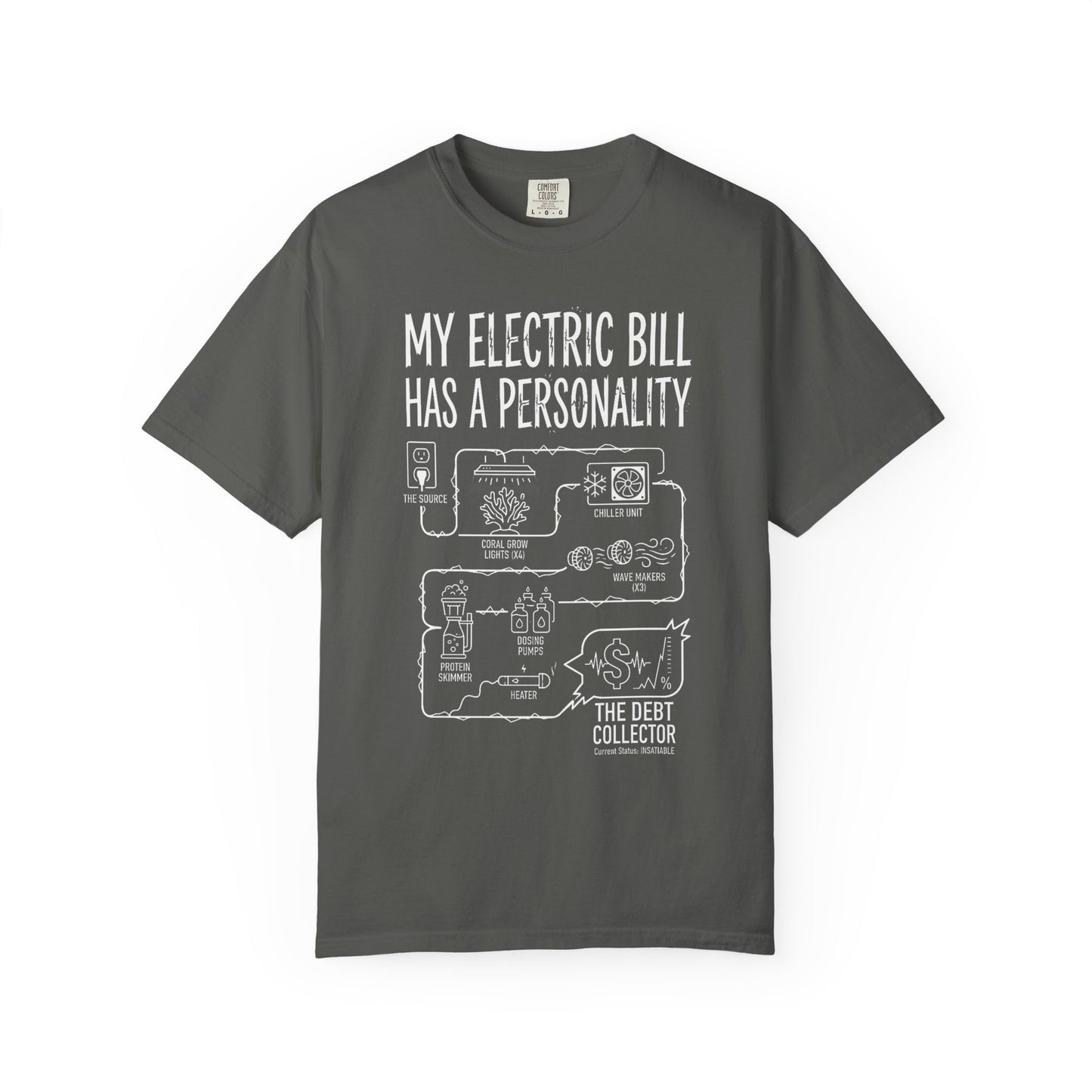MY ELECTRIC BILL HAS A PERSONALITY – Saltwater Aquarium Graphic T-Shirt