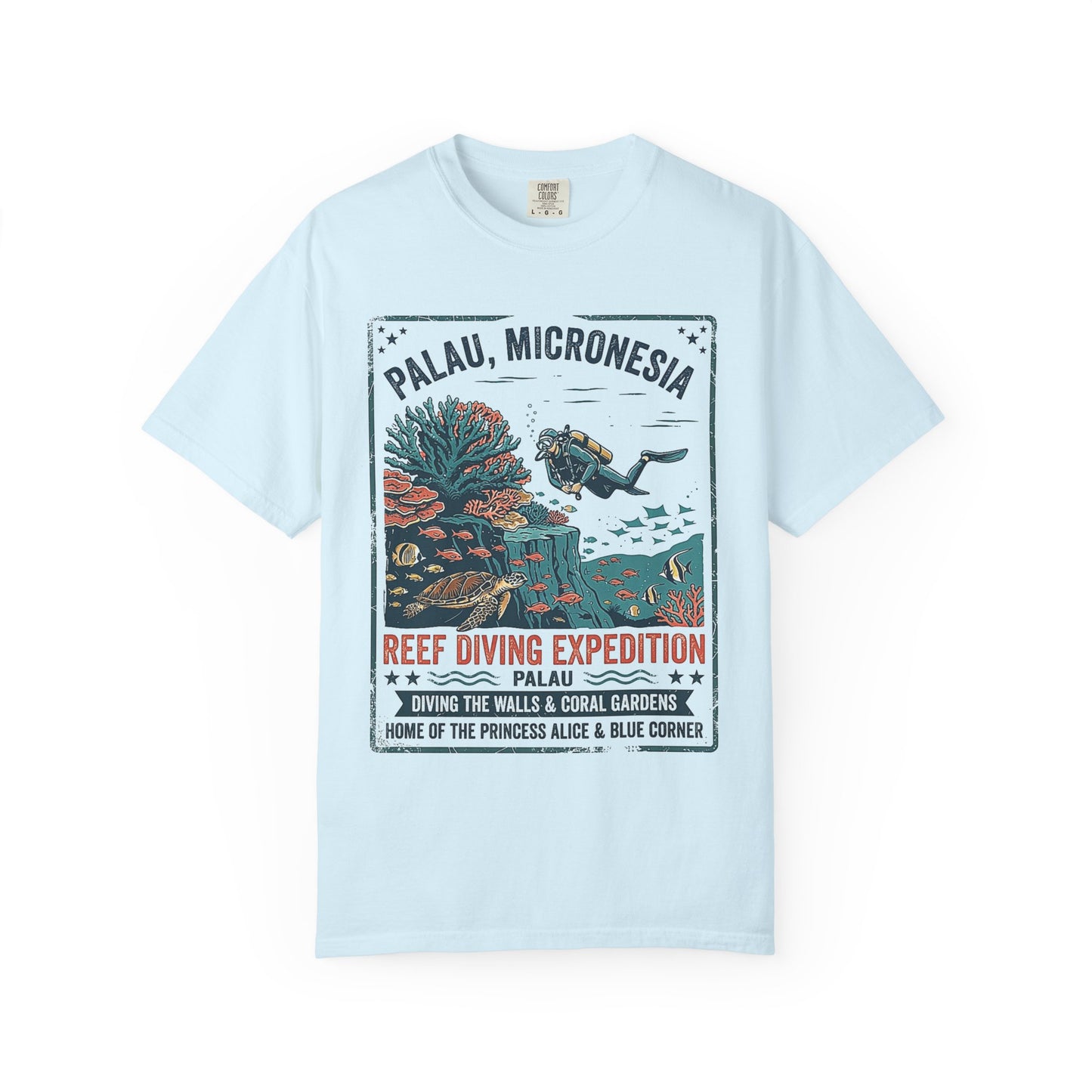 PALAU REEF DIVING EXPEDITION – Saltwater Aquarium Graphic T-Shirt