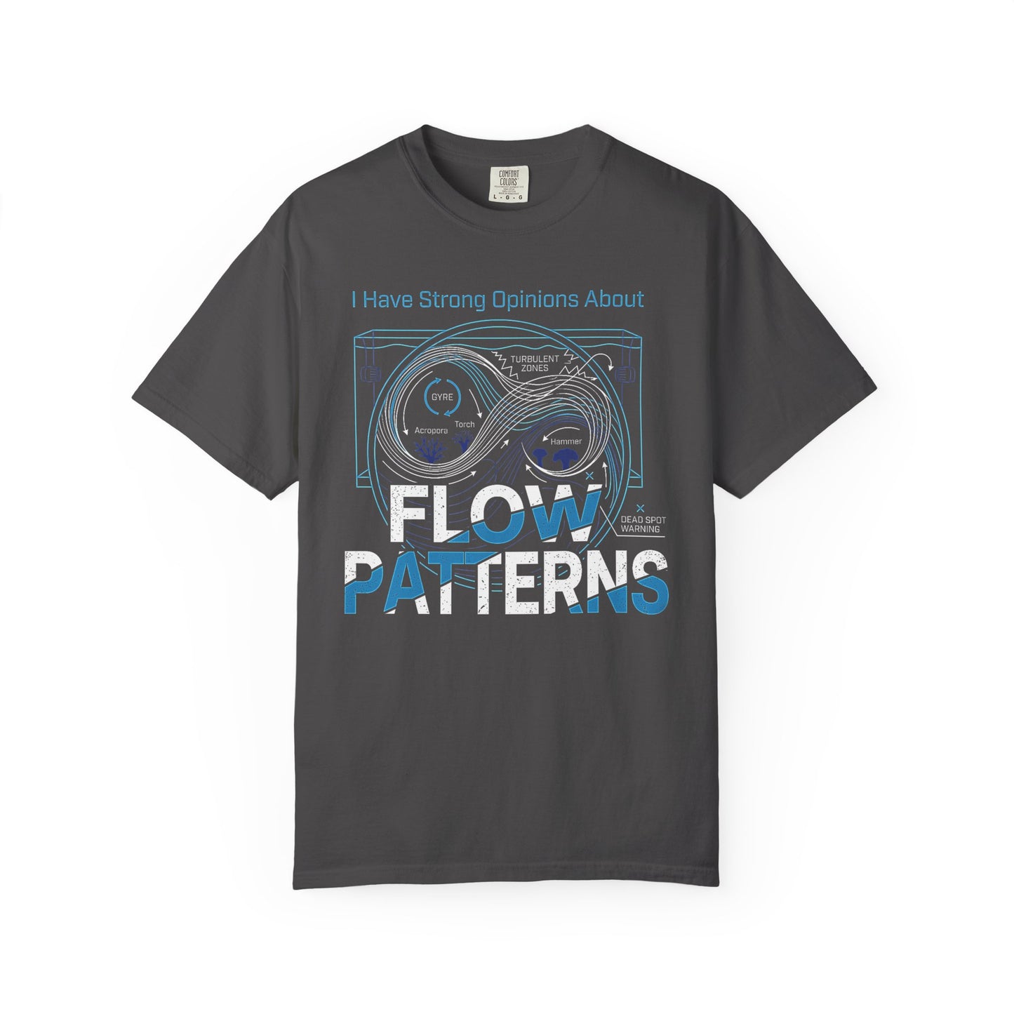 I HAVE STRONG OPINIONS ABOUT FLOW PATTERNS – Saltwater Aquarium Graphic T-Shirt