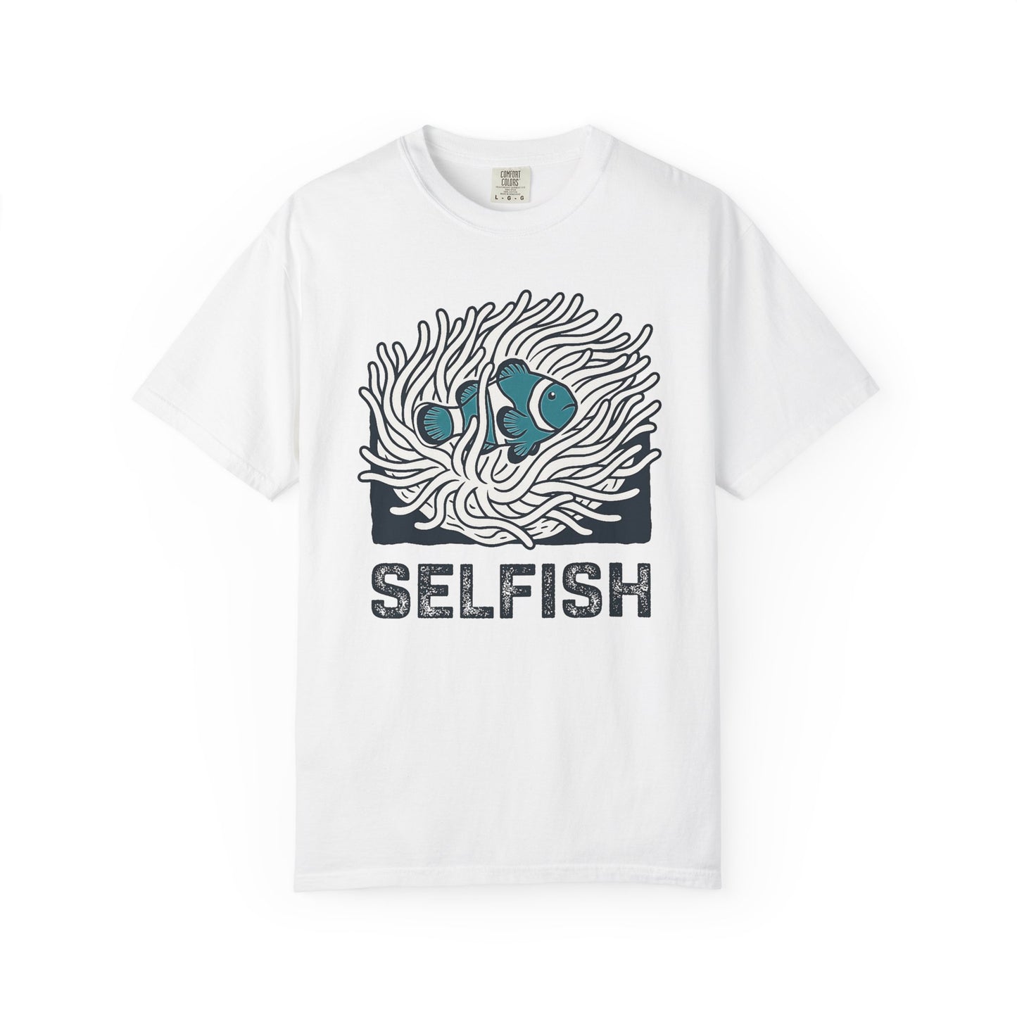 SELFISH – Clownfish in Anemone Saltwater Aquarium Graphic T-Shirt