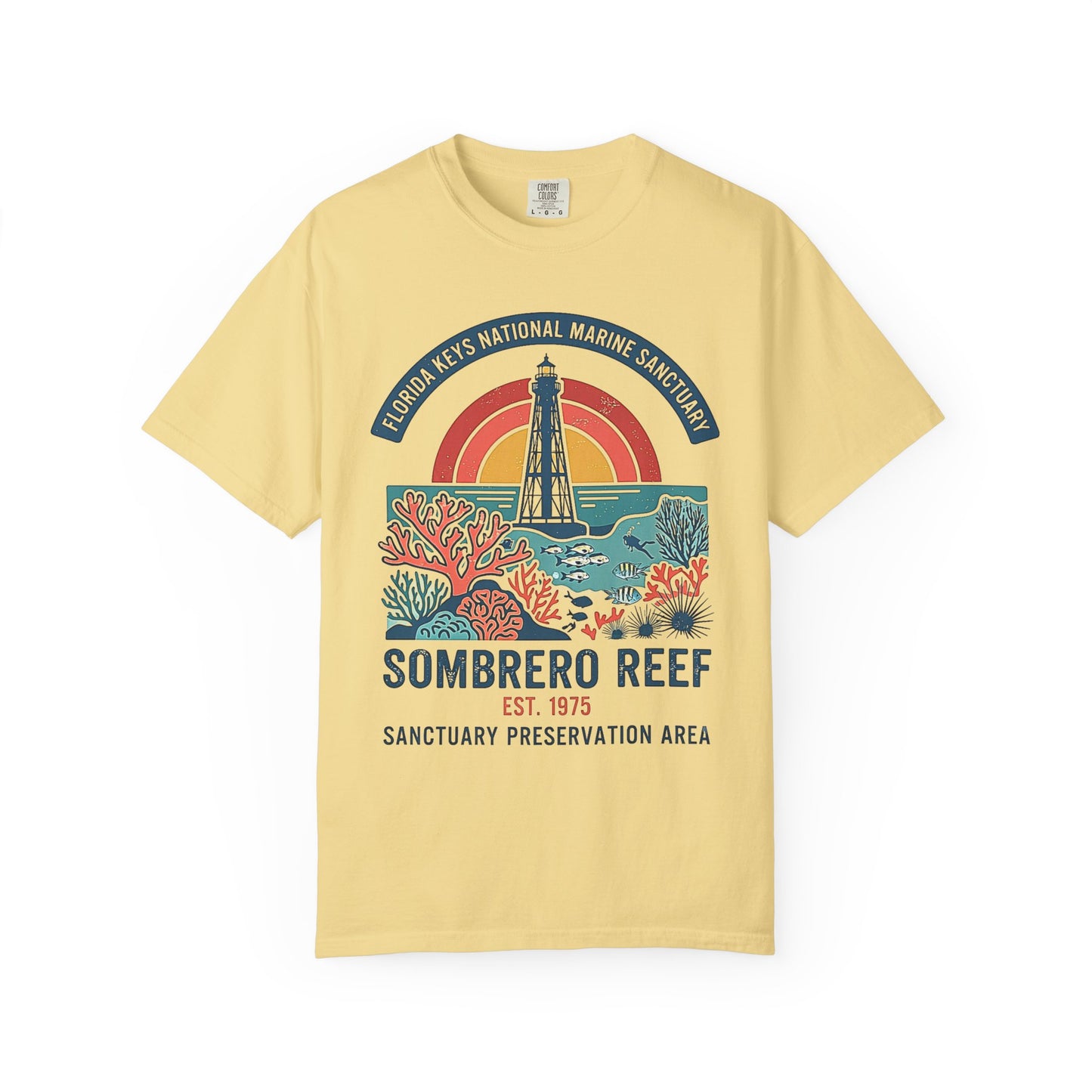 SOMBRERO REEF – Florida Keys National Marine Sanctuary Graphic T-Shirt