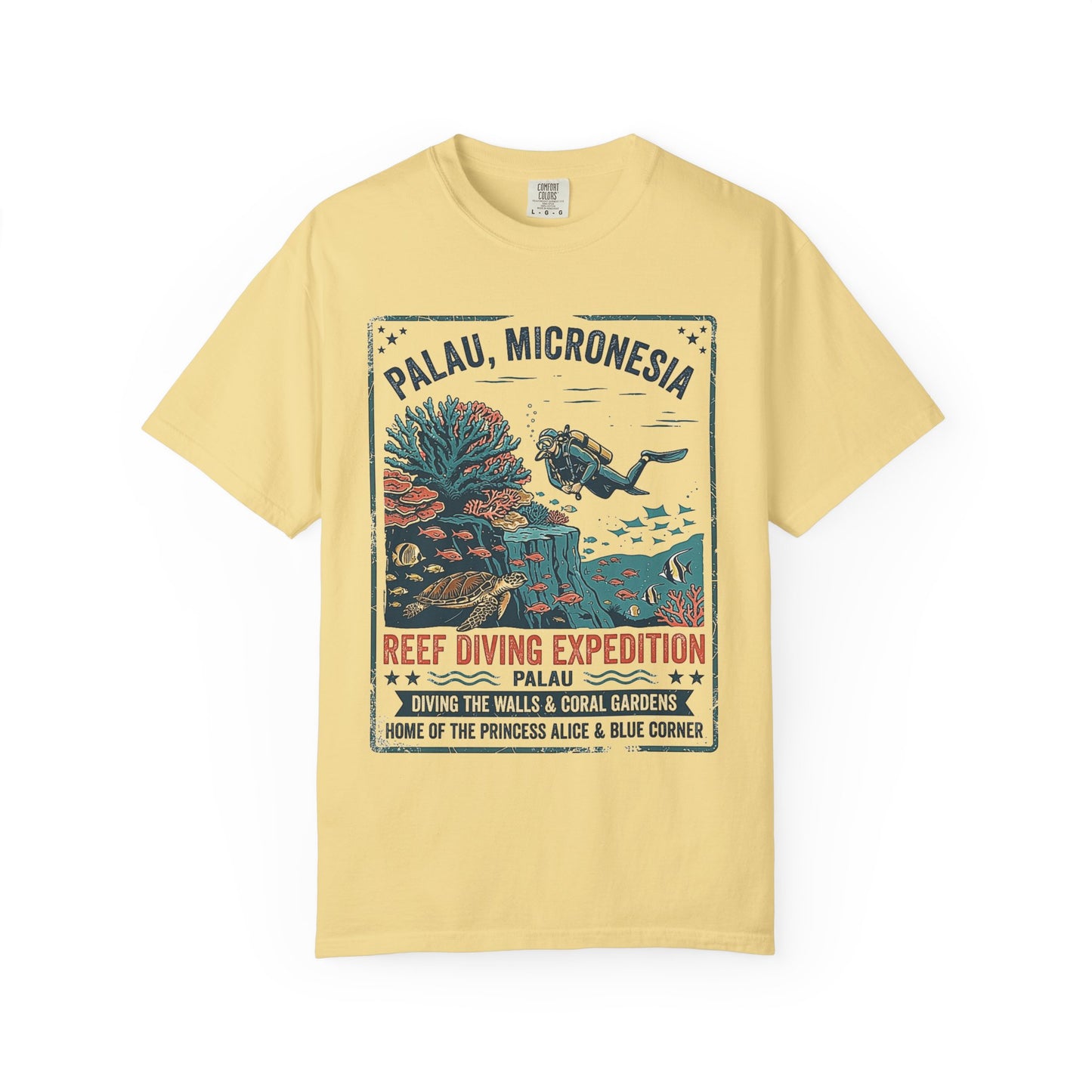 PALAU REEF DIVING EXPEDITION – Saltwater Aquarium Graphic T-Shirt