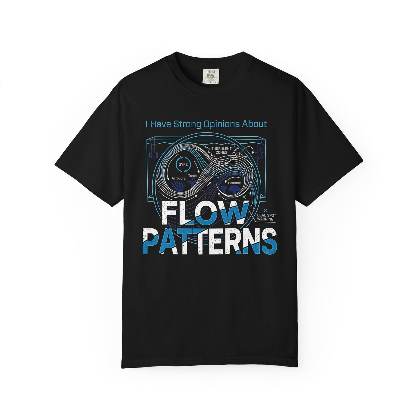 I HAVE STRONG OPINIONS ABOUT FLOW PATTERNS – Saltwater Aquarium Graphic T-Shirt