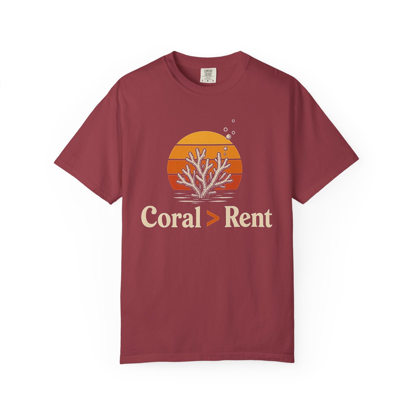 CORAL > RENT – Saltwater Aquarium Graphic T-Shirt